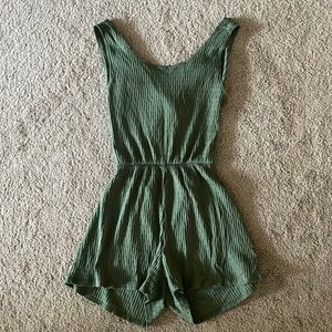 Open Tie Back Romper